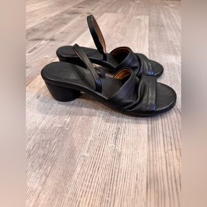 Marsell Black Leather Sandals